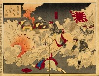 「日清大戰爭圖解」畫冊藏品圖，第27張